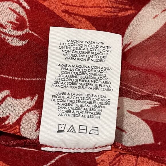 CAbi Hothouse Blouse (Style #3766) - Scarlet Flower - Medium - Picture 13 of 15